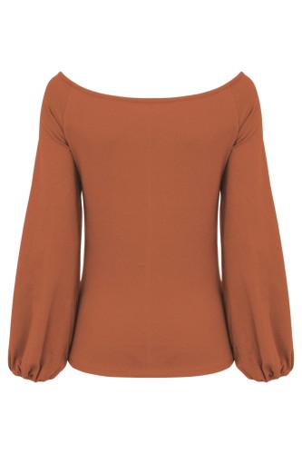 MORELLA z długimi rękawami Auburn tył.jpg