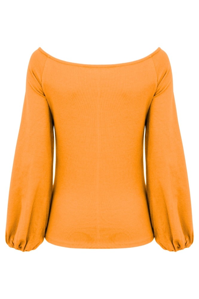 MORELLA z długimi rękawami Blazing Orange tył.jpg