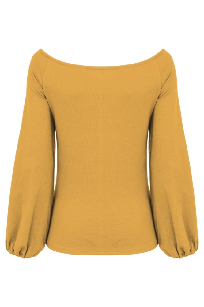 MORELLA z długimi rękawami Bright Gold tył.jpg
