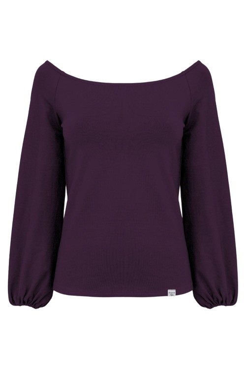 MORELLA z długimi rękawami Plum Purple przód.jpg