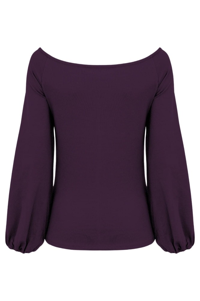 MORELLA z długimi rękawami Plum Purple tył.jpg