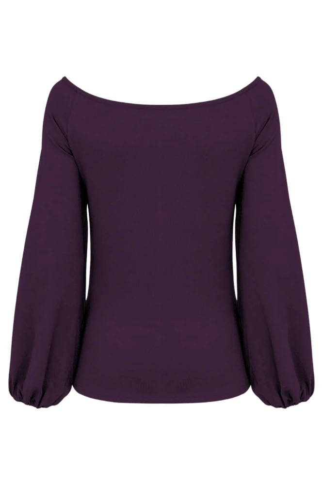 MORELLA z długimi rękawami Plum Purple tył.jpg