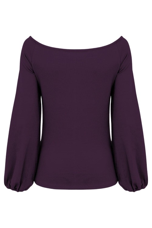 MORELLA z długimi rękawami Plum Purple tył.jpg