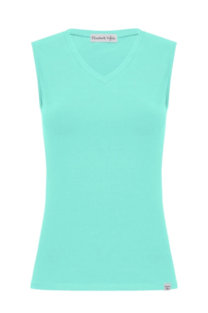 VERA bez rękawków Blue Turquoise przód.jpg