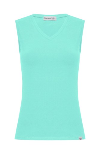 VERA bez rękawków Blue Turquoise przód.jpg