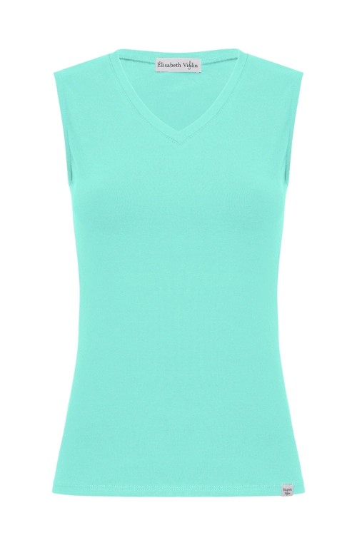 VERA bez rękawków Blue Turquoise przód.jpg
