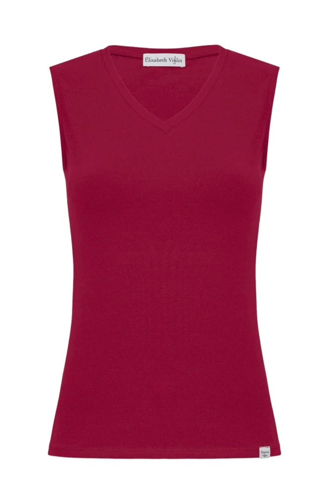 VERA bez rękawków Jalapeño Red 2.0 przód.jpg