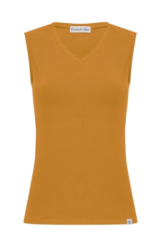 VERA bez rękawków Sudan Brown przód.jpg