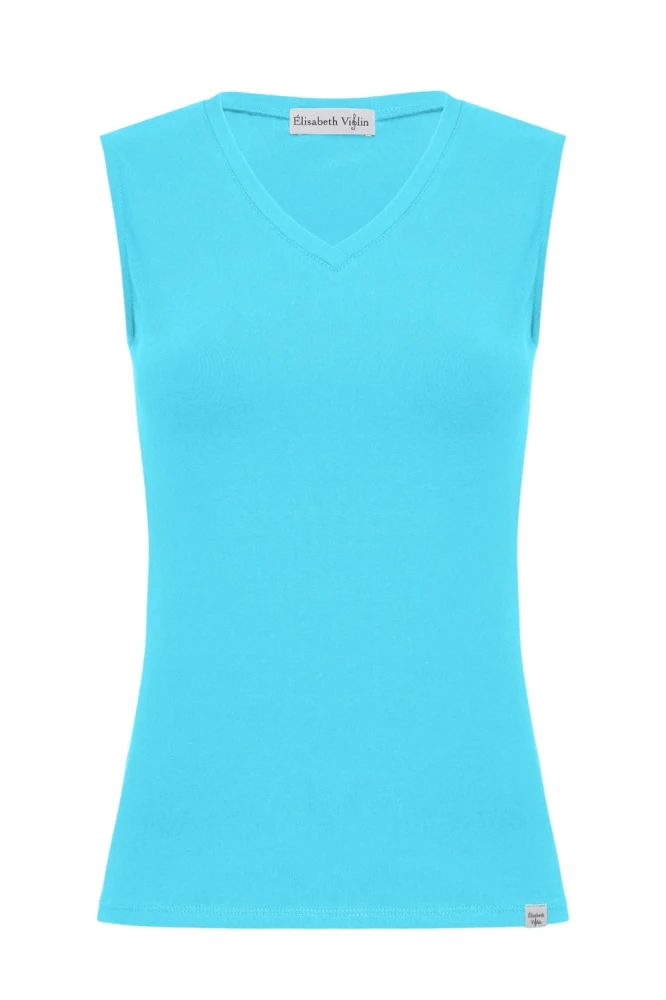 VERA bez rękawków Cyan Blue przód.jpg