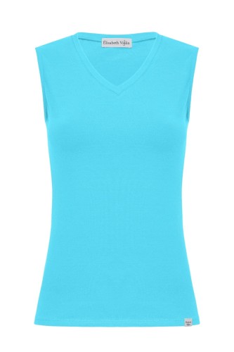 VERA bez rękawków Cyan Blue przód.jpg