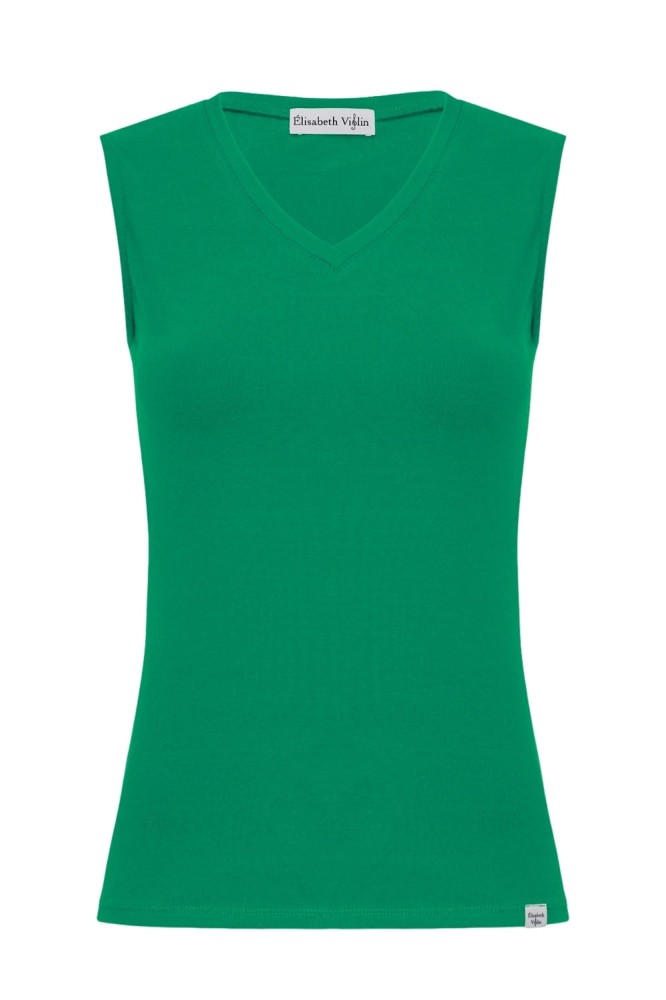 VERA bez rękawków Deep Green przód.jpg