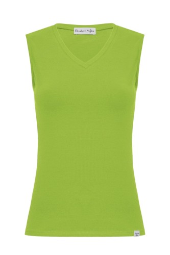 VERA bez rękawków Greenery przód.jpg