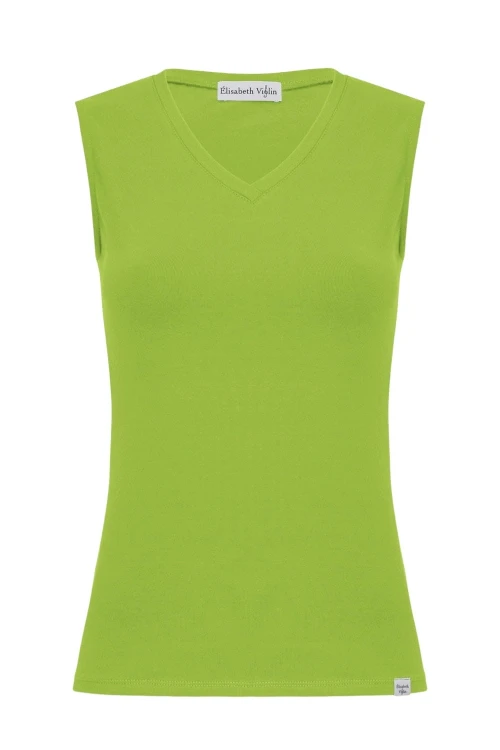 VERA bez rękawków Greenery przód.jpg