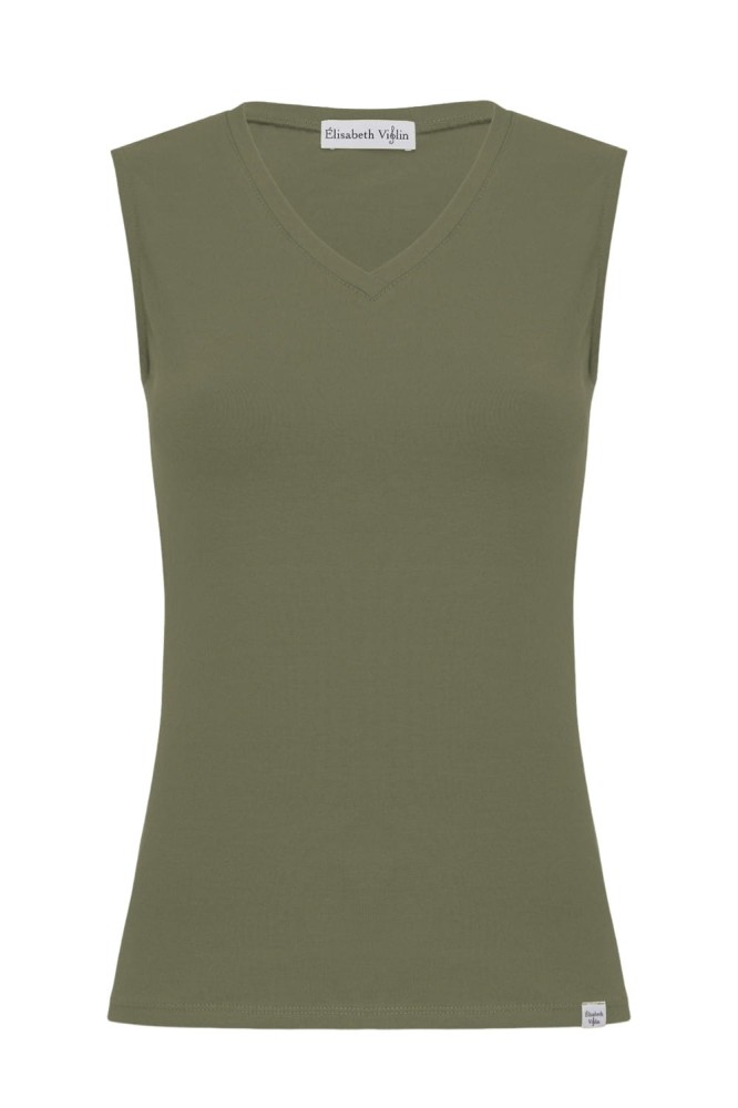 VERA bez rękawków Dusty Olive przód.jpg