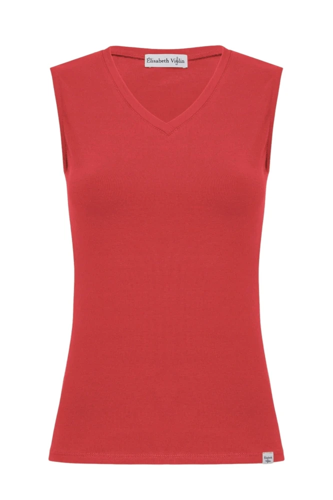 VERA bez rękawków Ribbon Red przód.jpg