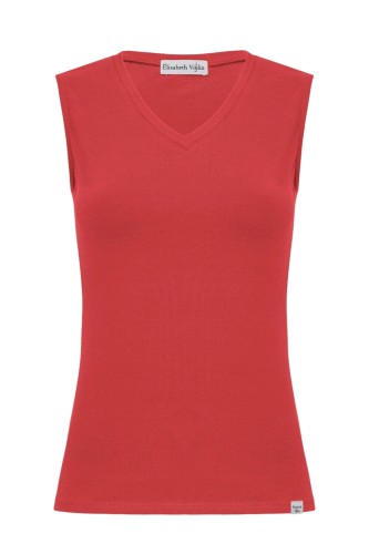 VERA bez rękawków Ribbon Red przód.jpg