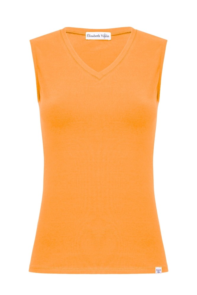 VERA bez rękawków Blazing Orange przód.jpg