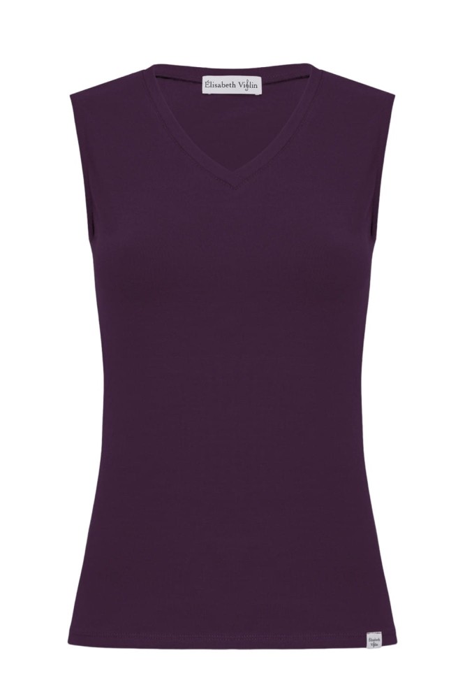 VERA bez rękawków Plum Purple przód.jpg