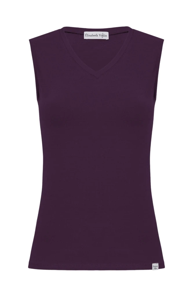 VERA bez rękawków Plum Purple przód.jpg