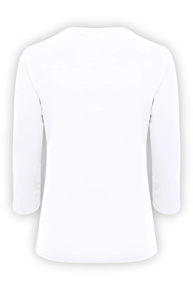 VERA z rękawami 3:4 Brilliant White tył.jpg