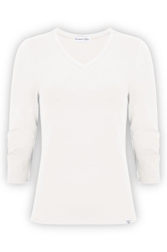 VERA z rękawami 3:4 Star White przód.jpg