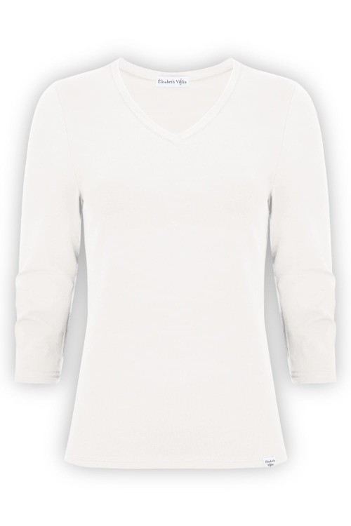 VERA z rękawami 3:4 Star White przód.jpg