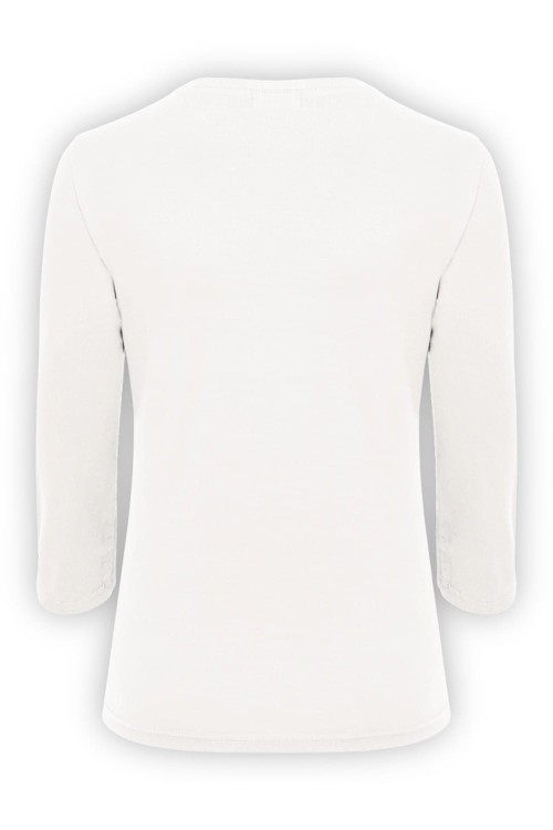 VERA z rękawami 3:4 Star White tył.jpg