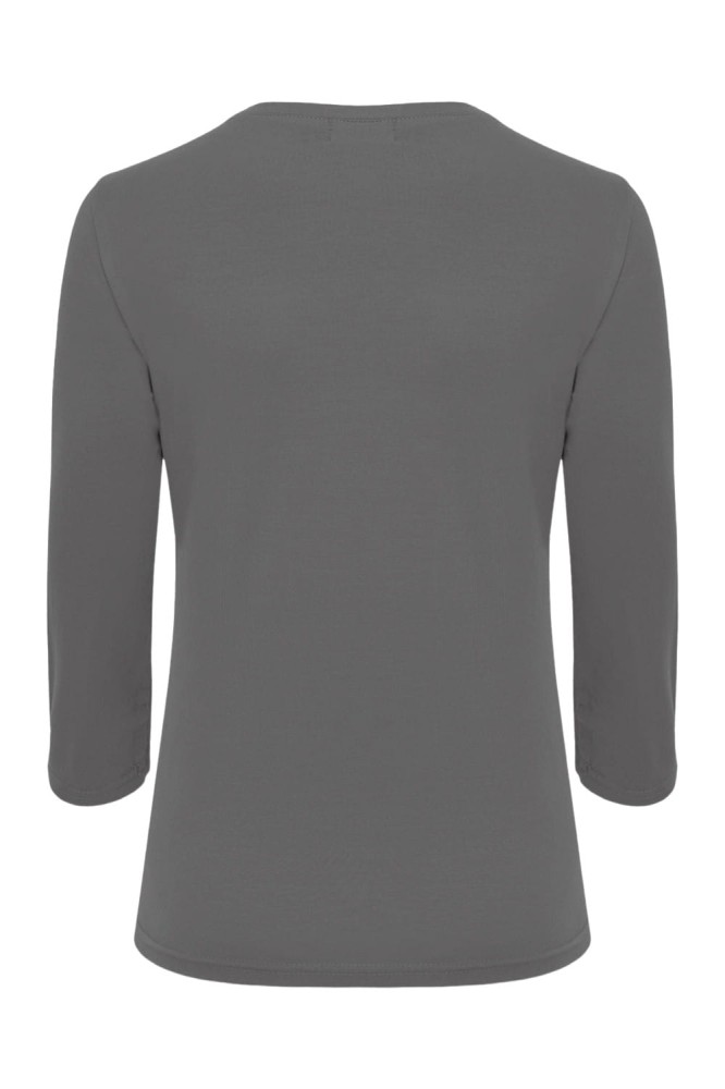VERA z rękawami 3:4 Charcoal Gray tył.jpg
