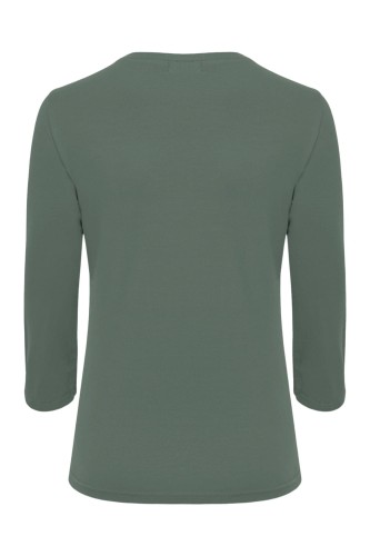 VERA z rękawami 3:4 Balsam Green tył.jpg