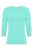 VERA z rękawami 3:4 Blue Turquoise przód.jpg