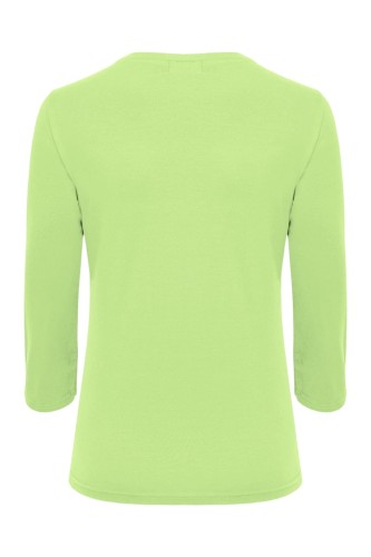 VERA z rękawami 3:4 Sap Green tył.jpg