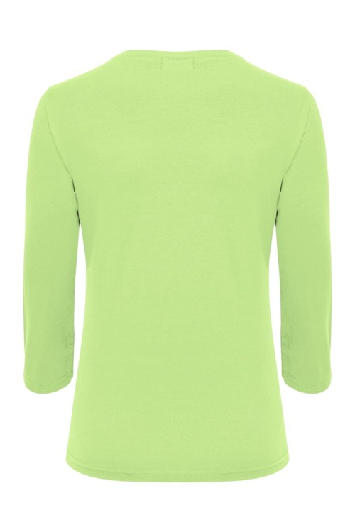 VERA z rękawami 3:4 Sap Green tył.jpg