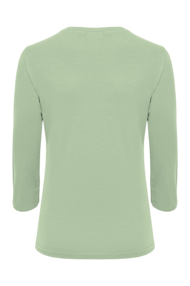 VERA z rękawami 3:4 Iceberg Green tył.jpg