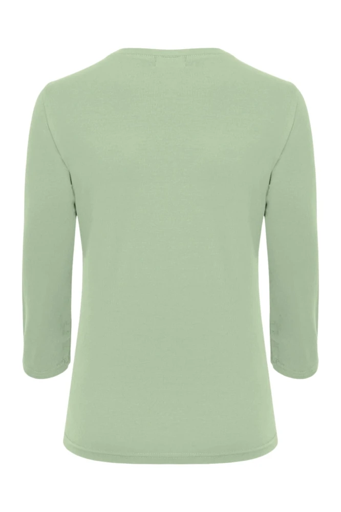VERA z rękawami 3:4 Iceberg Green tył.jpg