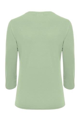 VERA z rękawami 3:4 Iceberg Green tył.jpg