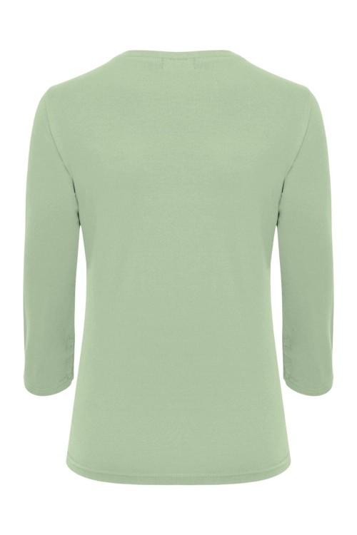 VERA z rękawami 3:4 Iceberg Green tył.jpg