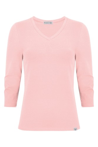VERA z rękawami 3:4 Misty Rose przód.jpg