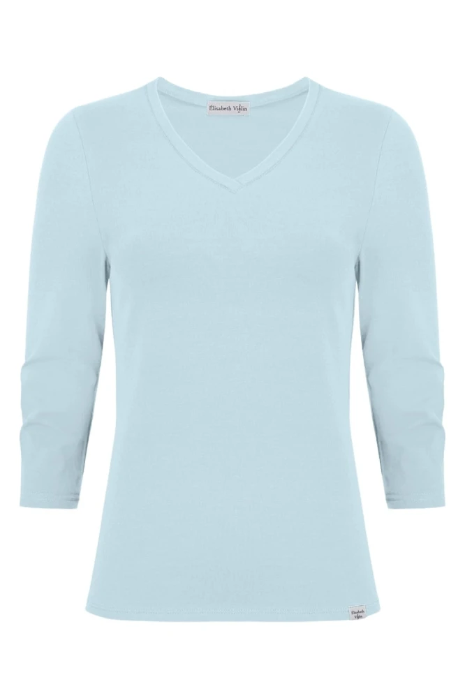 VERA z rękawami 3:4 Sterling Blue przód.jpg