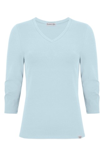VERA z rękawami 3:4 Sterling Blue przód.jpg