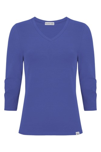 VERA z rękawami 3:4 Amparo Blue przód.jpg