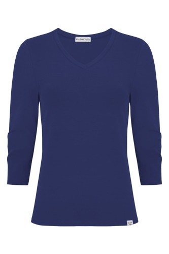 VERA z rękawami 3:4 Sodalite Blue przód.jpg