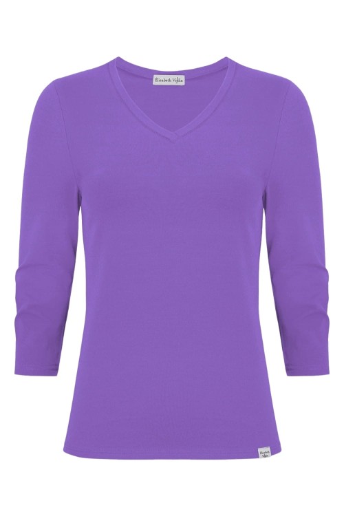 VERA z rękawami 3:4 Ultra Violet przód.jpg