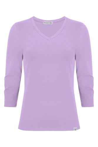 VERA z rękawami 3:4 Lavendula przód.jpg