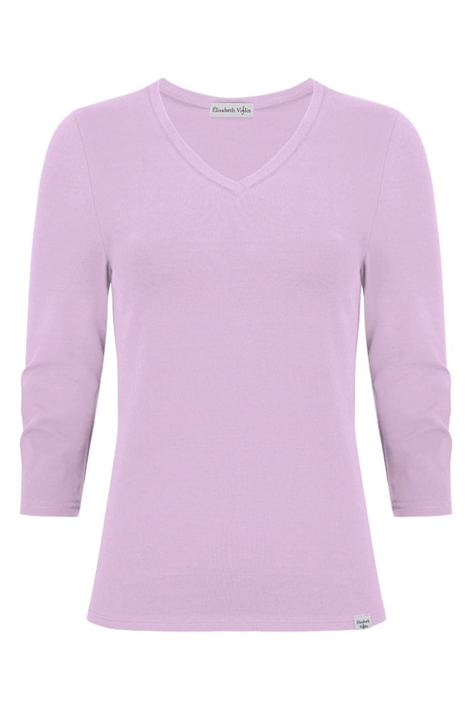 VERA z rękawami 3:4 Fair Orchid przód.jpg