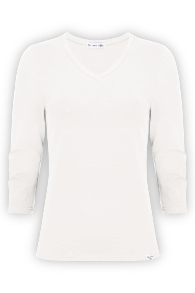 VERA z rękawami 3:4 Star White przód.jpg