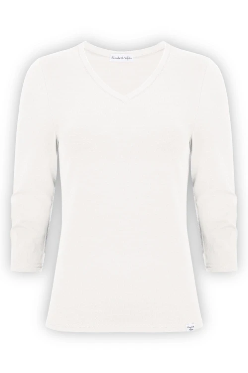 VERA z rękawami 3:4 Star White przód.jpg