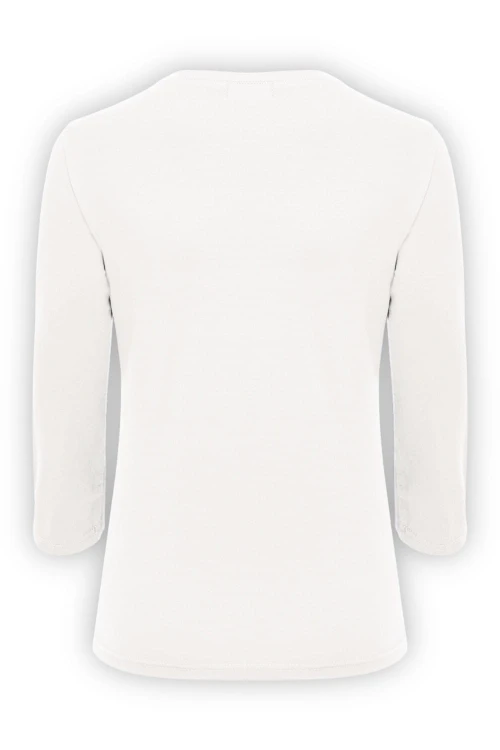 VERA z rękawami 3:4 Star White tył.jpg