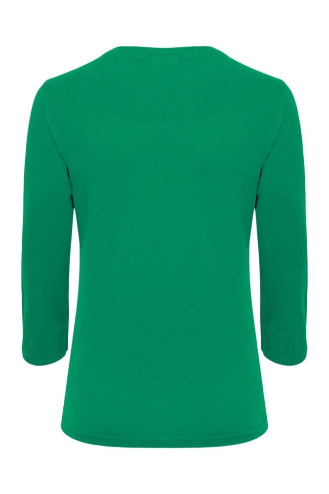 VERA z rękawami 3:4 Deep Green tył.jpg