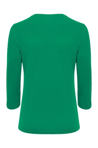 VERA z rękawami 3:4 Deep Green tył.jpg