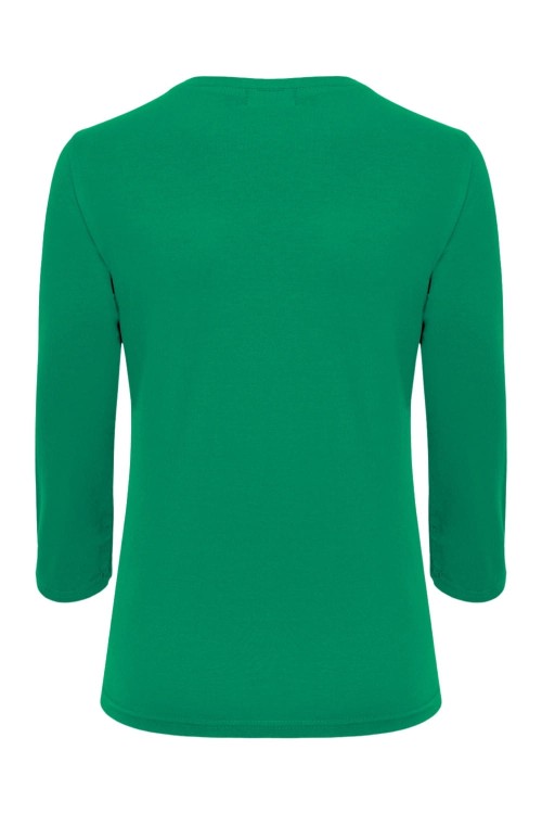 VERA z rękawami 3:4 Deep Green tył.jpg